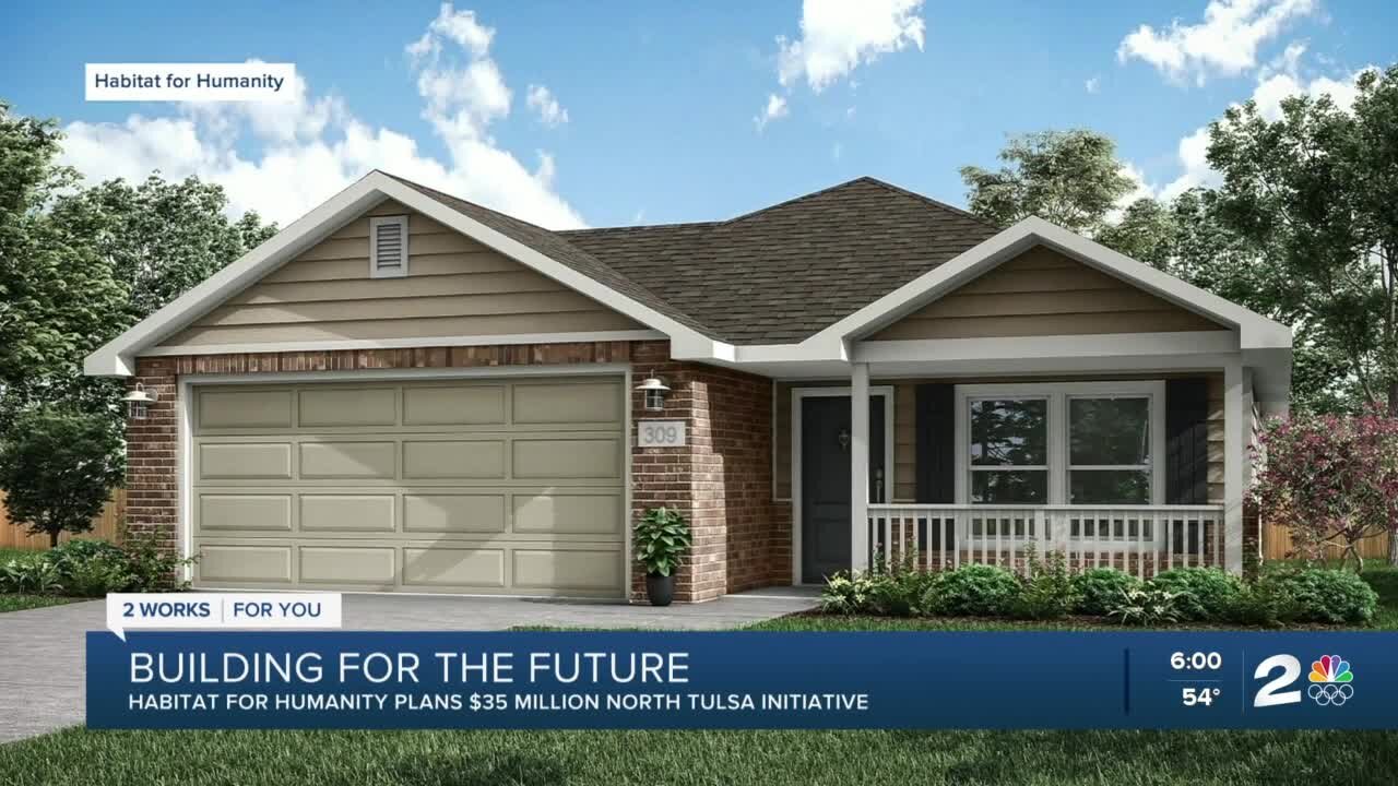 Habitat for Humanity plans $35M north Tulsa initiative