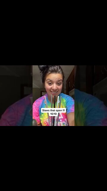 Straws That Open #straws #amazon #amazonmusthaves #shorts