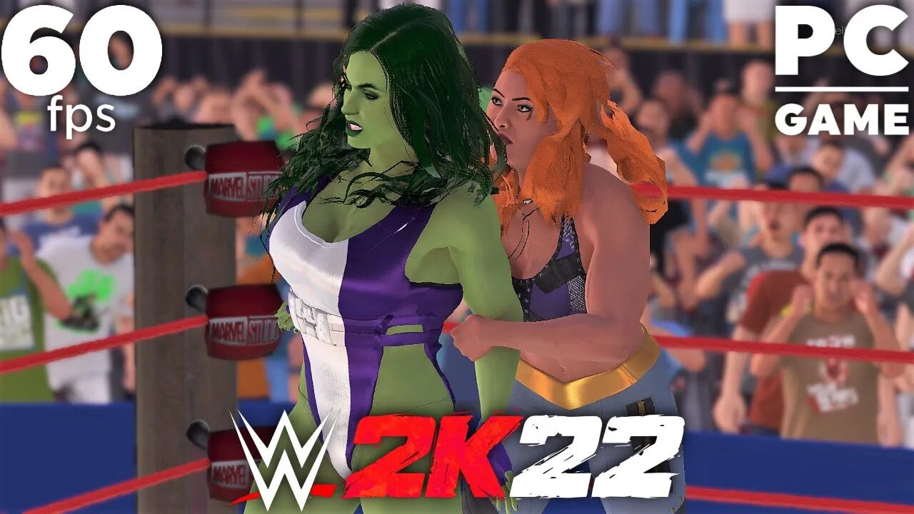 WWE 2K22 | SHE-HULK V TITANIA! | Requested Iron Woman Match [60 FPS PC]