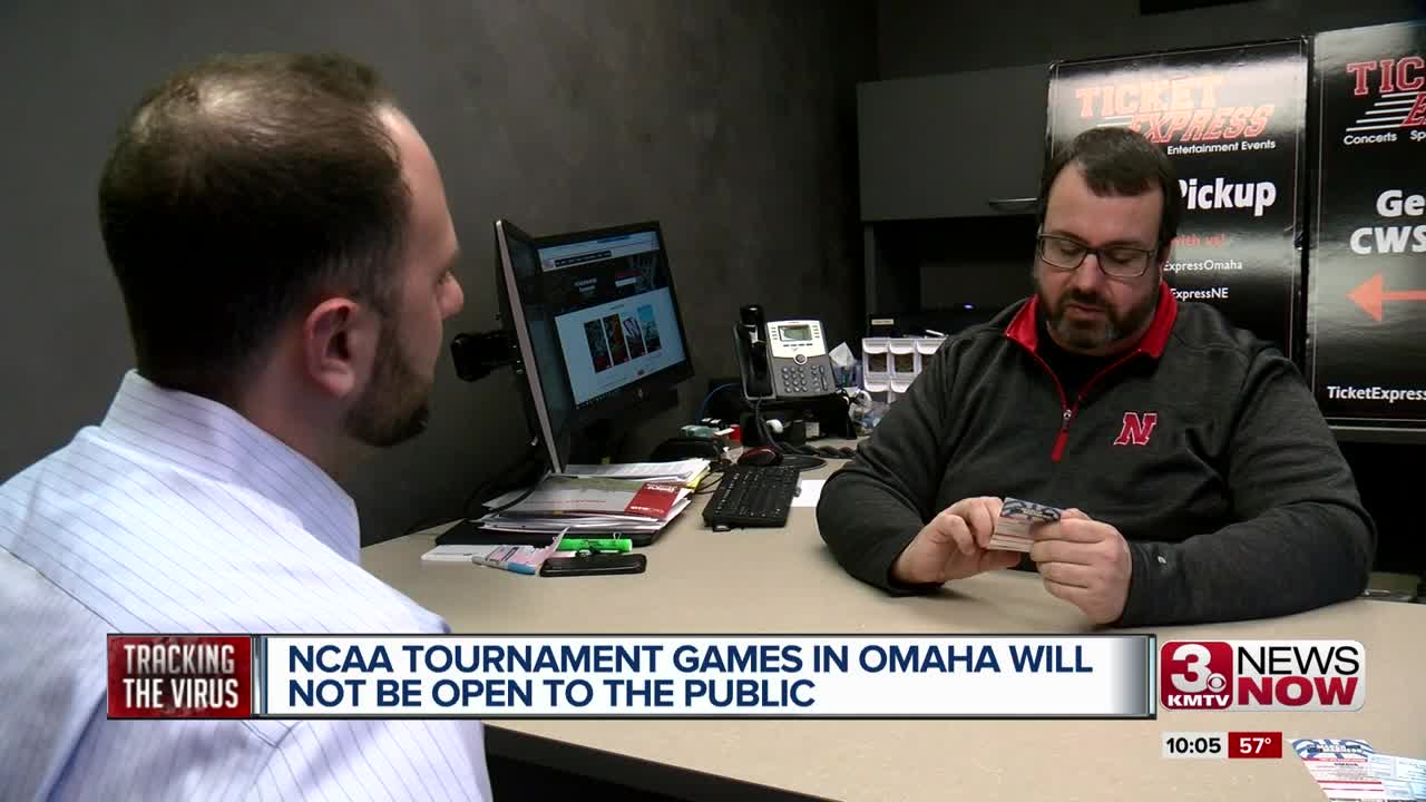 NCAA tournament games in Omaha will not be open to the public