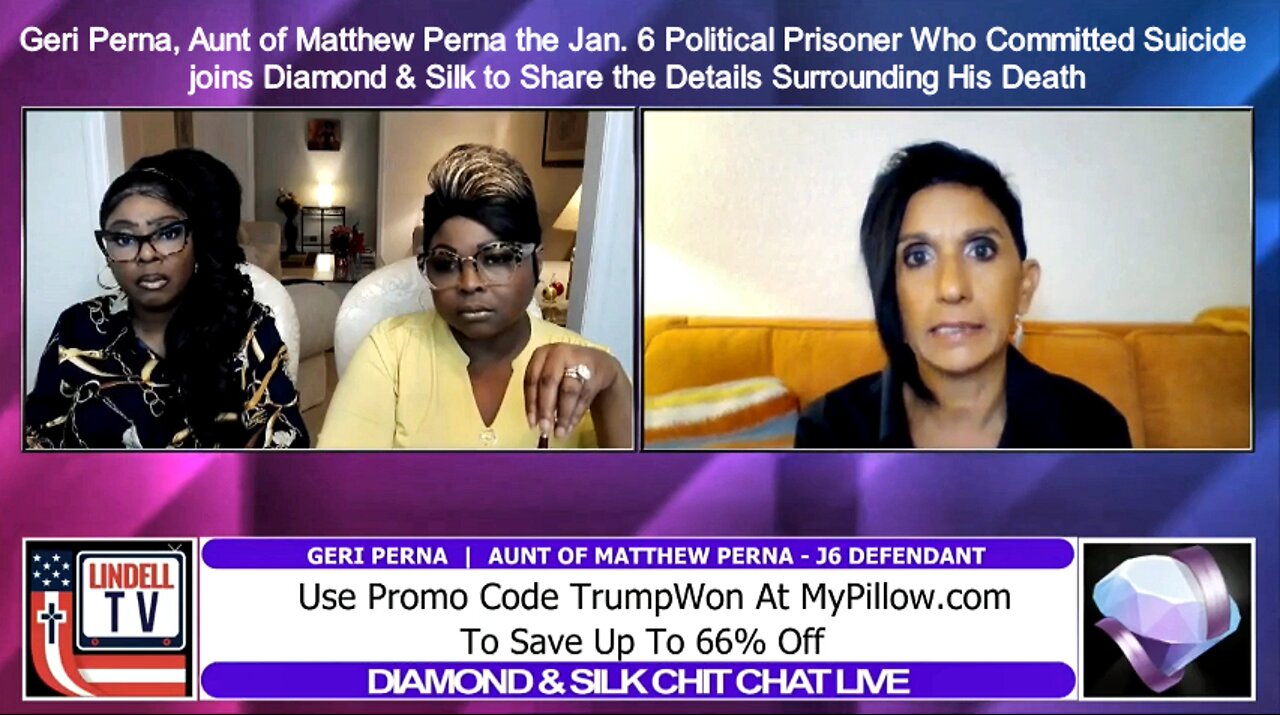 Geri Perna, Aunt of Jan. 6 Political Prisoner Matthew Perna join Diamond & Silk