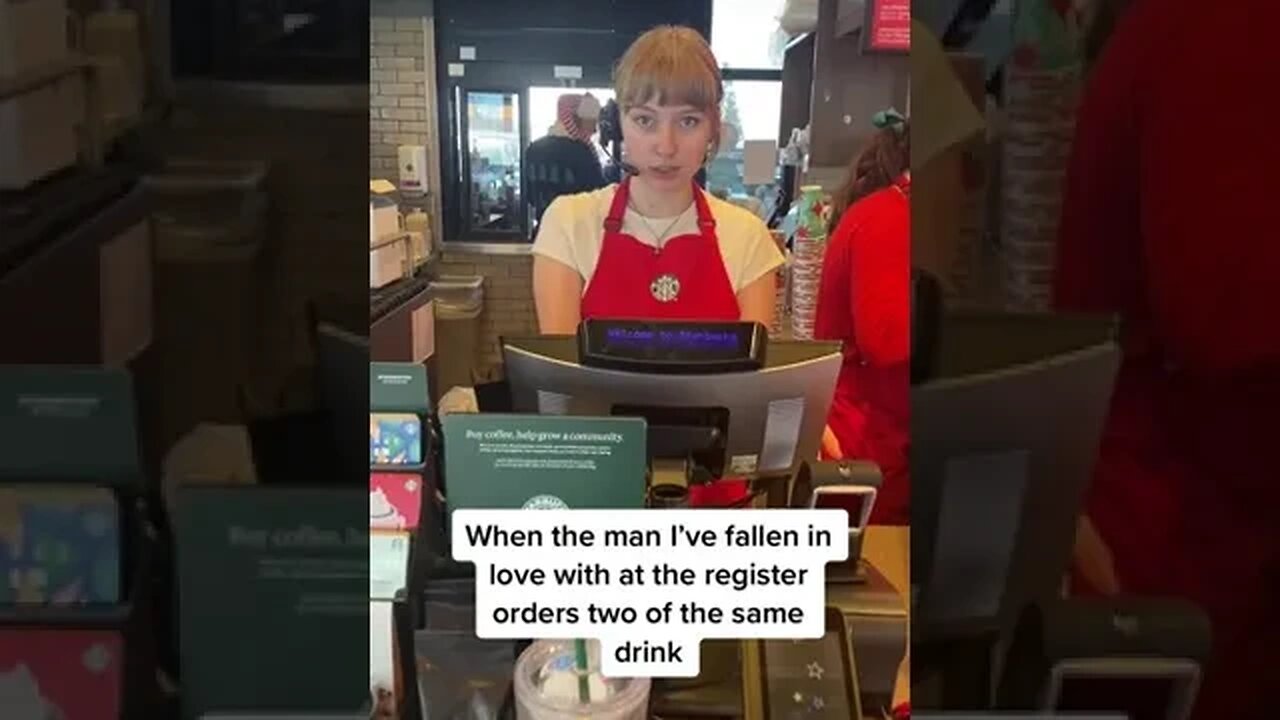 When The Man I've Fallen In Love With At The Register Video By Sydney hawes #Shorts