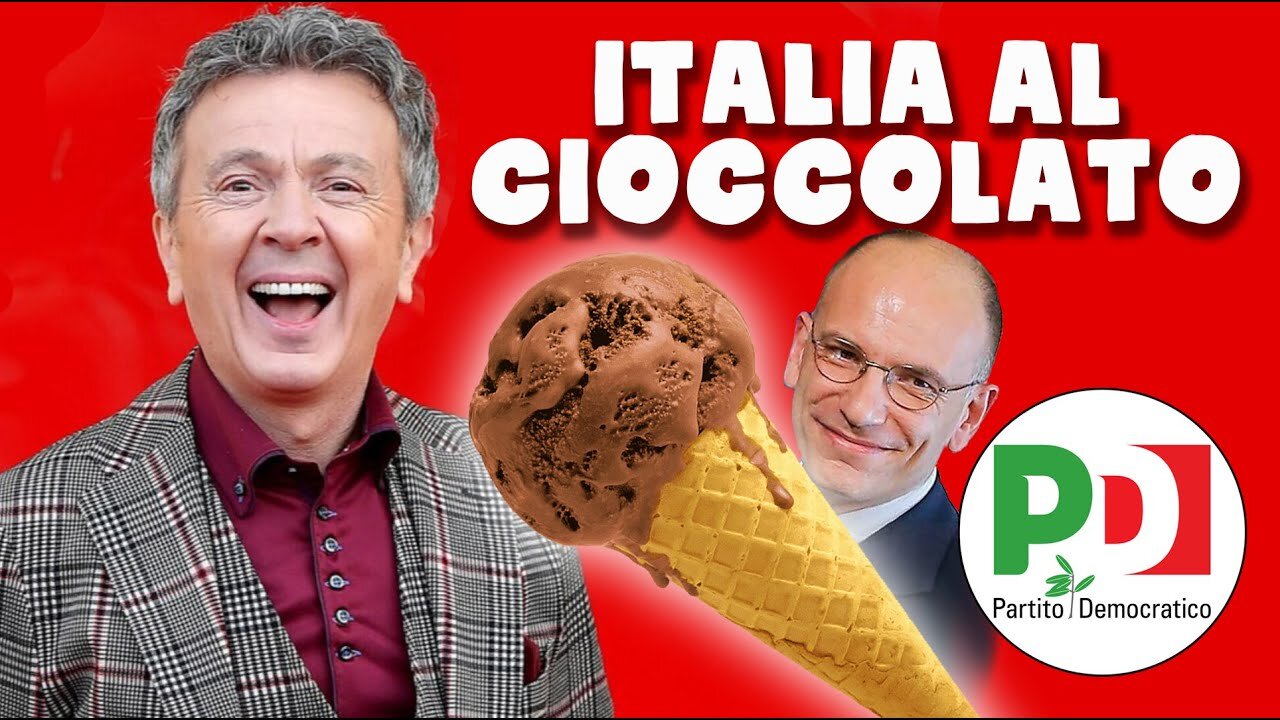 ITALIA AL CIOCCOLATO di Fabio Lucentini parodia GELATO AL CIOCCOLATO di Pupo VERSO LE ELEZIONI ITALIANE DEL 25 SETTEMBRE PER LE DIMISSIONI DEL NOTO MASSONE,GESUITA E SIONISTA MARIO DRAGHI CAMPAGNA ELETTORALE