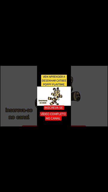 COMO DESENHAR CATBEE POPPY PLAYTIME #short #shorts #poppyplaytime #catbee