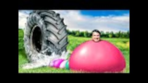 Water Balloons in Slow Slide Motion