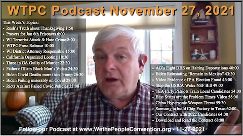 We the People Convention News & Opinion 11-27-21