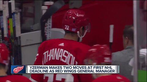 Steve Yzerman discusses trades of Green, Athanasiou