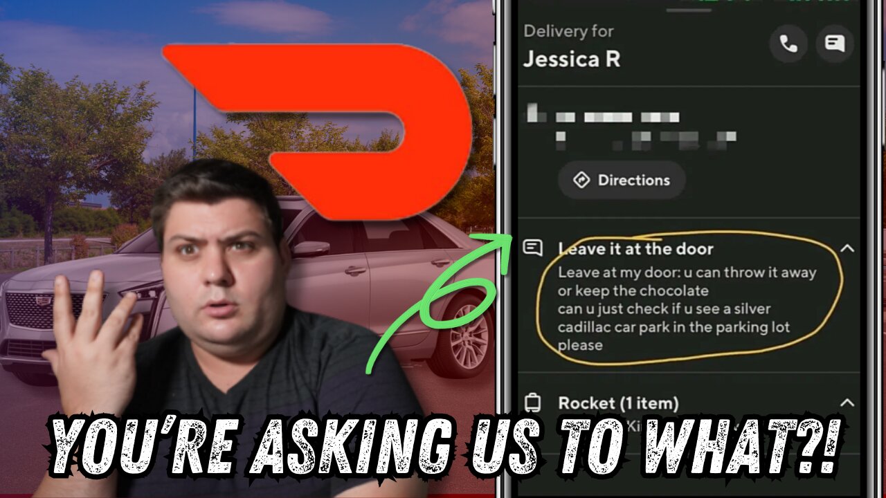 Doordash Driver EXPOSED Customer for Ordering a Recon Mission?! UberEats Grubhub