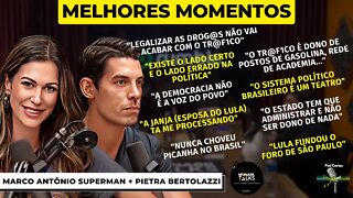 MELHORES MOMENTOS MARCO ANTÔNIO (SUPERMAN) E PIETRA BERTOLAZZI - Monark Talks