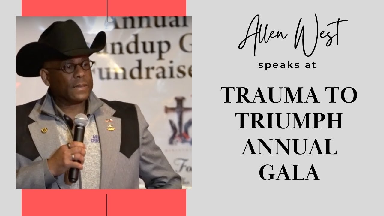 Allen West Speaks at Trauma to Triumph Gala