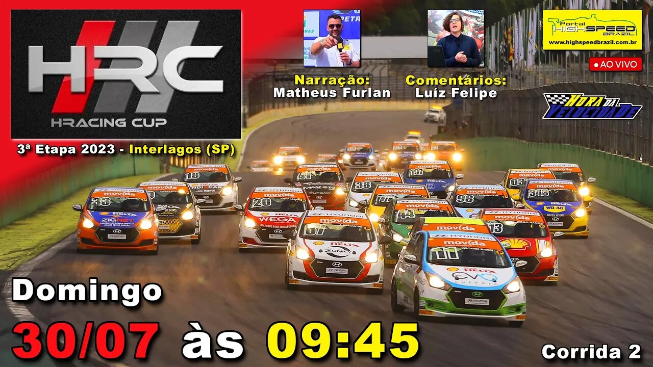 🔴 HRACING CUP | Corrida 2 | 3ª Etapa 2023 | Interlagos | Ao Vivo