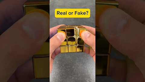 The Gold Cube! #shorts #cubing #funny