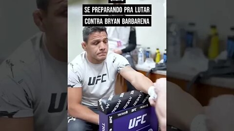 Rafael dos Anjos RDA se preparando pra lutar contra Bryan Barbarena #shorts