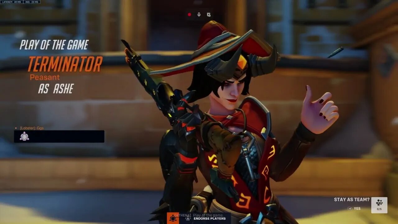 Obliterating Tracer and Genji with Zenyatta.