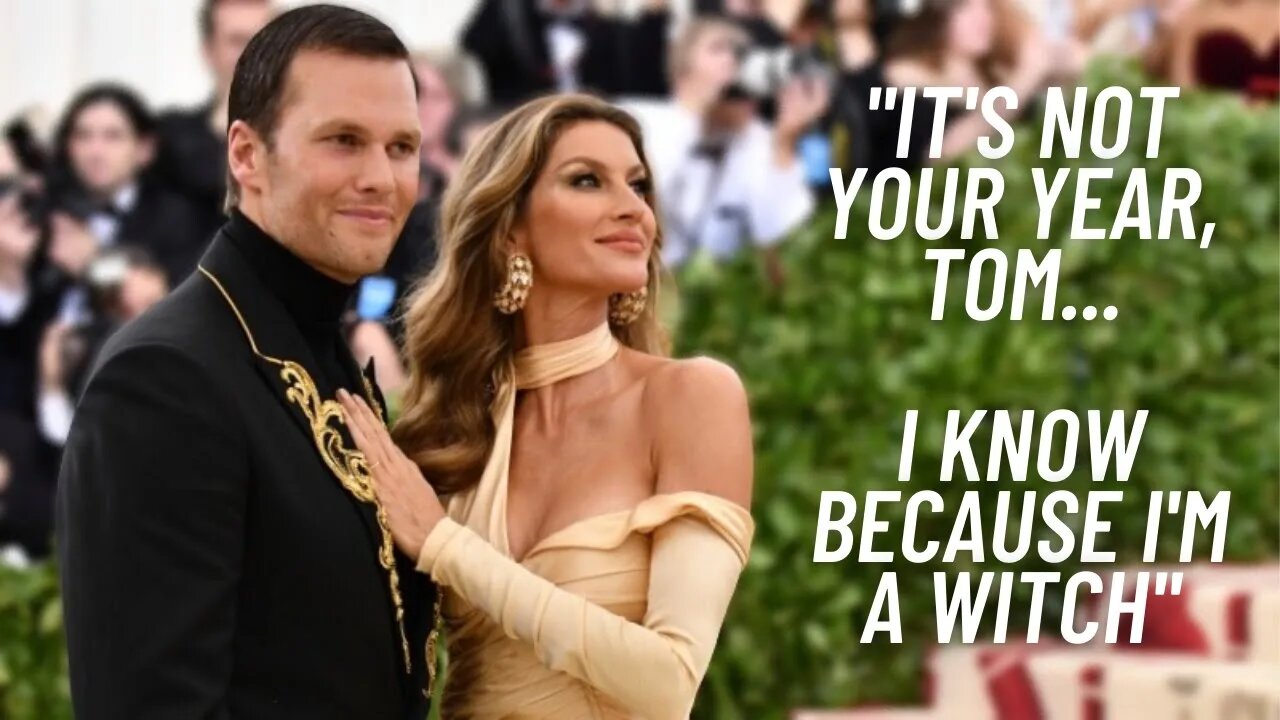Tom Brady's Witch Wife Knew He Wouldn't Win A Ring This Year...