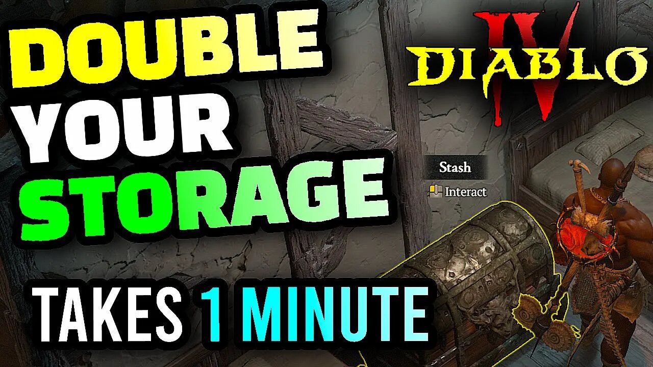 The SECRET to Get More Storage in Diablo 4