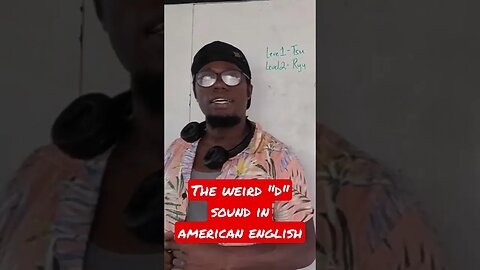 The weird "d" sound in english