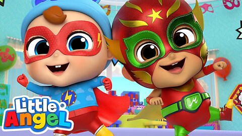 Luchador, My Favorite Superhero _ @LittleAngel Kids Songs & Nursery Rhymes (1080p)