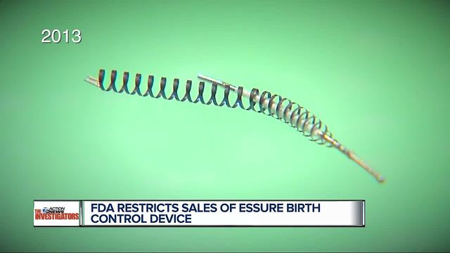 FDA ordering that sale of Essure be restricted, some still call for it to be taken off market