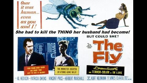 THE FLY 1958 in COLOR Scientist's Atomic Transportation Device Creates Horrible Monster FULL MOVIE