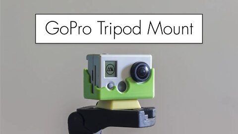 Making a Custom GoPro Tripod Mount