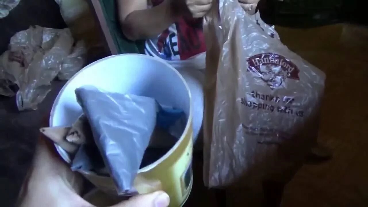 How To Fold Plastic Shopping Bags Into Triangles By Melanie