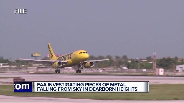 FAA investigating pieces of metal falling from sky in Dearborn Heights