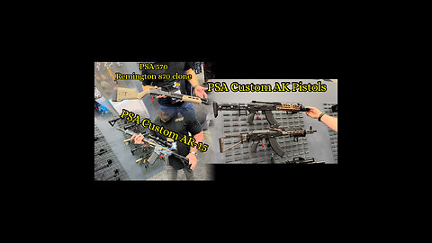 New Guns from Palmetto State Armory #2024 PSA 570 PSA AR-15 PSA AK Pistol NRA Dallas Texas