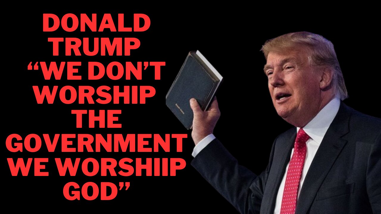 MUST WATCH THIS Donald Trump Speech 2024 about God, Christianity, the Bible, Jesus Christ