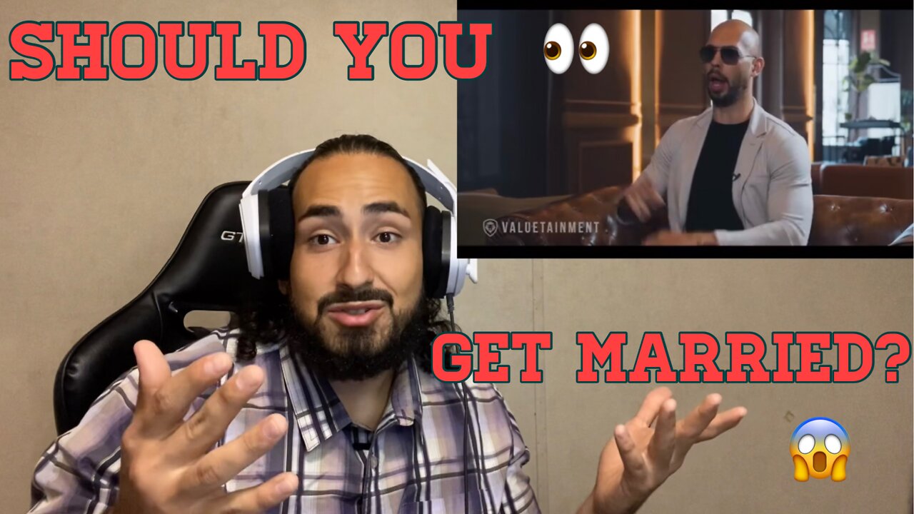 ANDREW TATE- Why Men SHOULD NOT Get MARRIED! (REACTION)