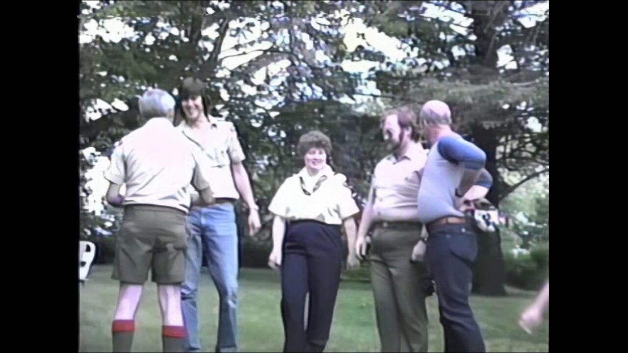 Peru Boy Scout & Cub Scout Ceremony at Neal Park - 1989