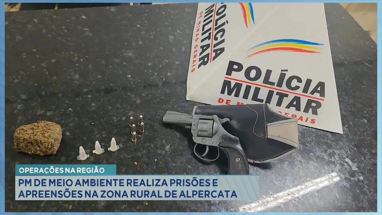 Operações na Região: PM de Meio Ambiente Realiza Prisões e Apreensões na Zona Rural de Alpercata.