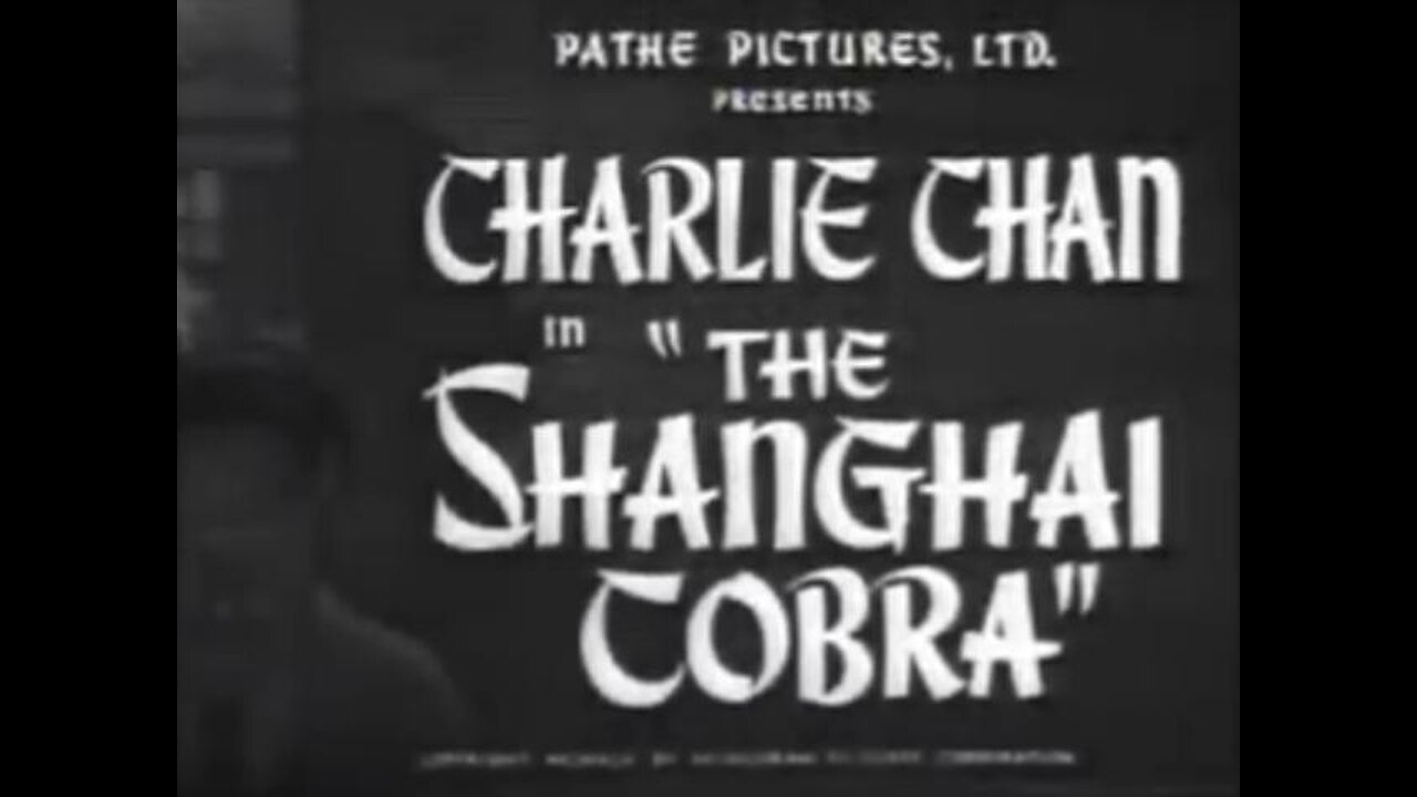 The Shangai Cobra (1945) starring Sidney Toler as Charlie Chan