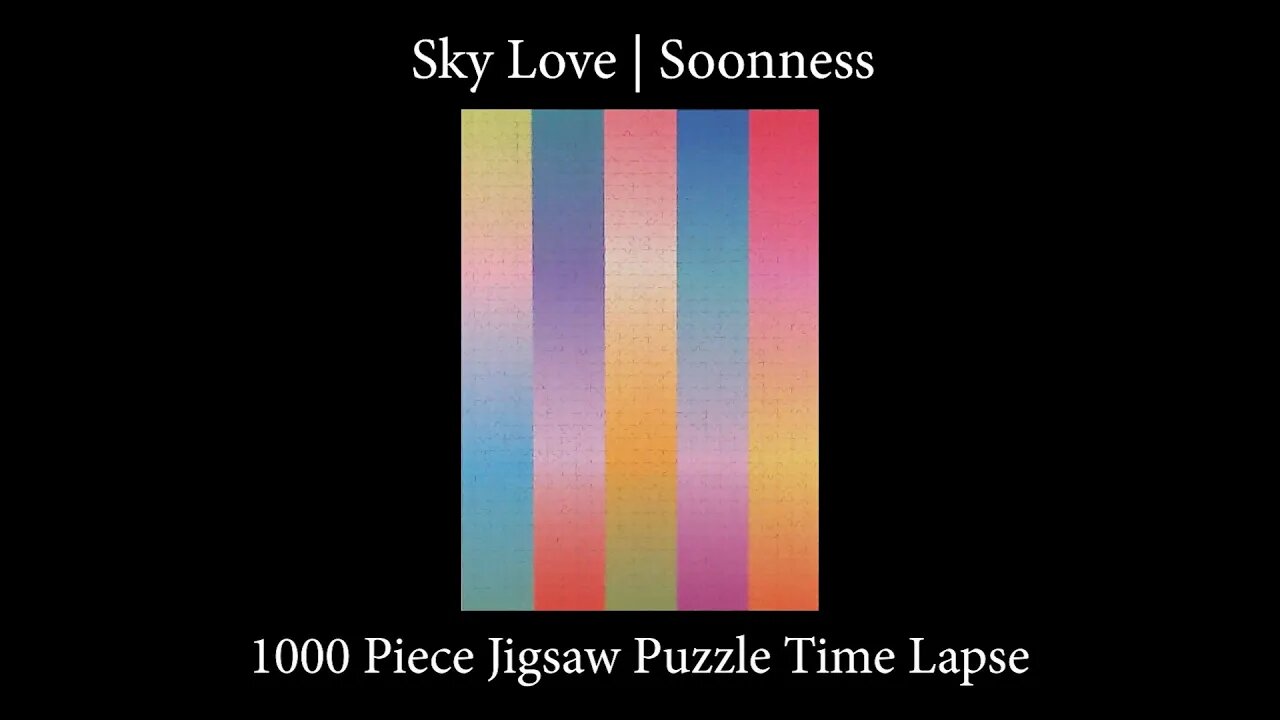 1000-piece Sky Love Jigsaw Puzzle by Sonness Time Lapse!