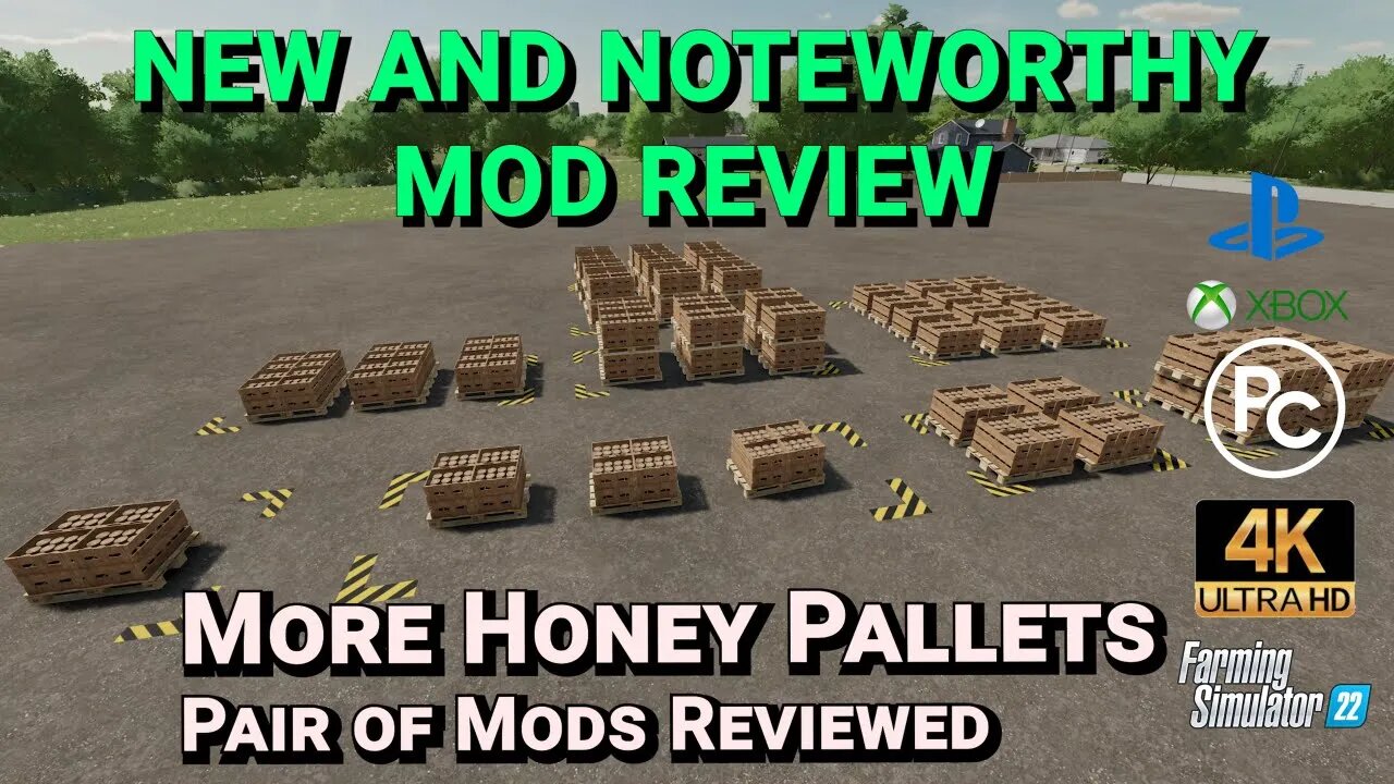 Honey Pallet Options (pair of mods reviewed) | Mod Review | Farming Simulator 22