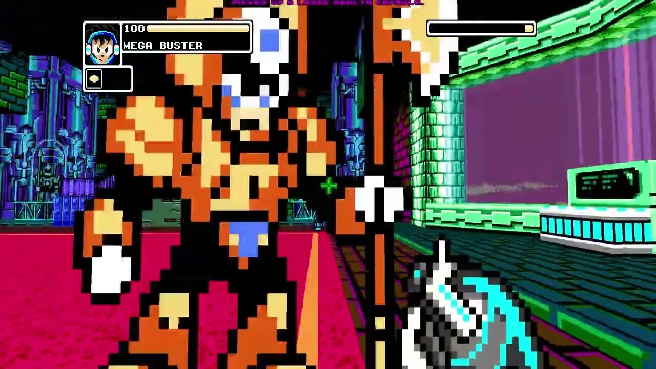 Mega Man 8-Bit Deathmatch (V6A) - Duo, King and Evil Energy Robot (Buster Only)