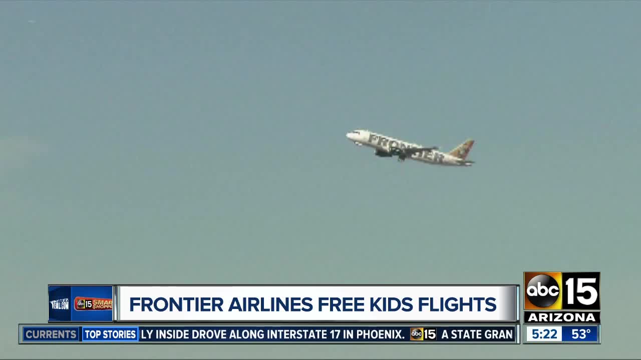 Frontier offering free child tickets