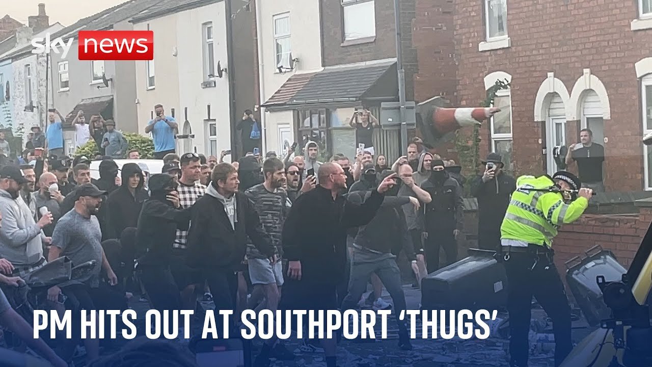 Southport stabbings: Prime minister calls rioters a 'gang of thugs'| CN