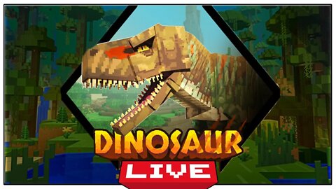 🔴Minecraft: DINOCRAFT - CRIAR DINOSSAUROS COM AMIGOS LIVE🔴