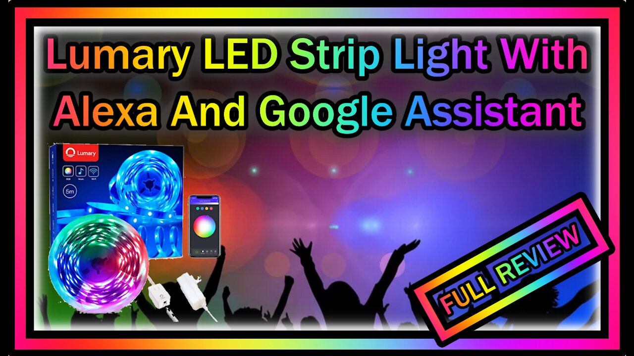 Lumary LED Strip Light RGB Works with Alexa and Google Assistant 16.4 FT FULL REVIEW and Tutorial