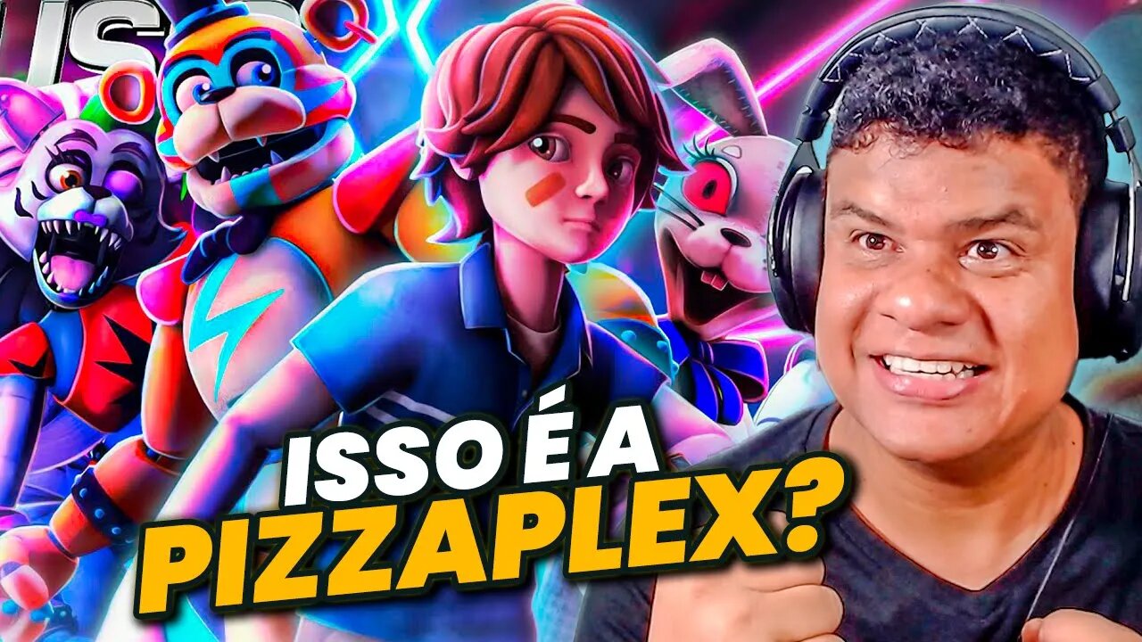 REAGINDO ao BEM-VINDO AO PIZZAPLEX - FNAF (Security Breach) | IRON MASTER | React Anime Pro