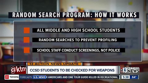 New random search program at school