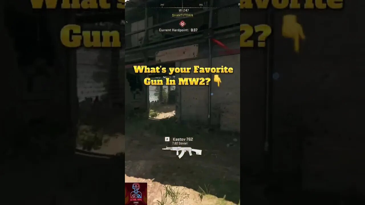 What’s Your Favorite MW2 Gun?👇 #youtubegaming #callofduty #cod #mw2 #shorts #fyp