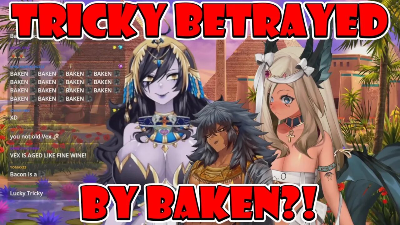 @Trickywi Betrayed by Baken?! #vtuber #clips