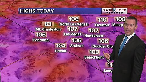 13 First Alert Las Vegas weather updated August 2nd morning