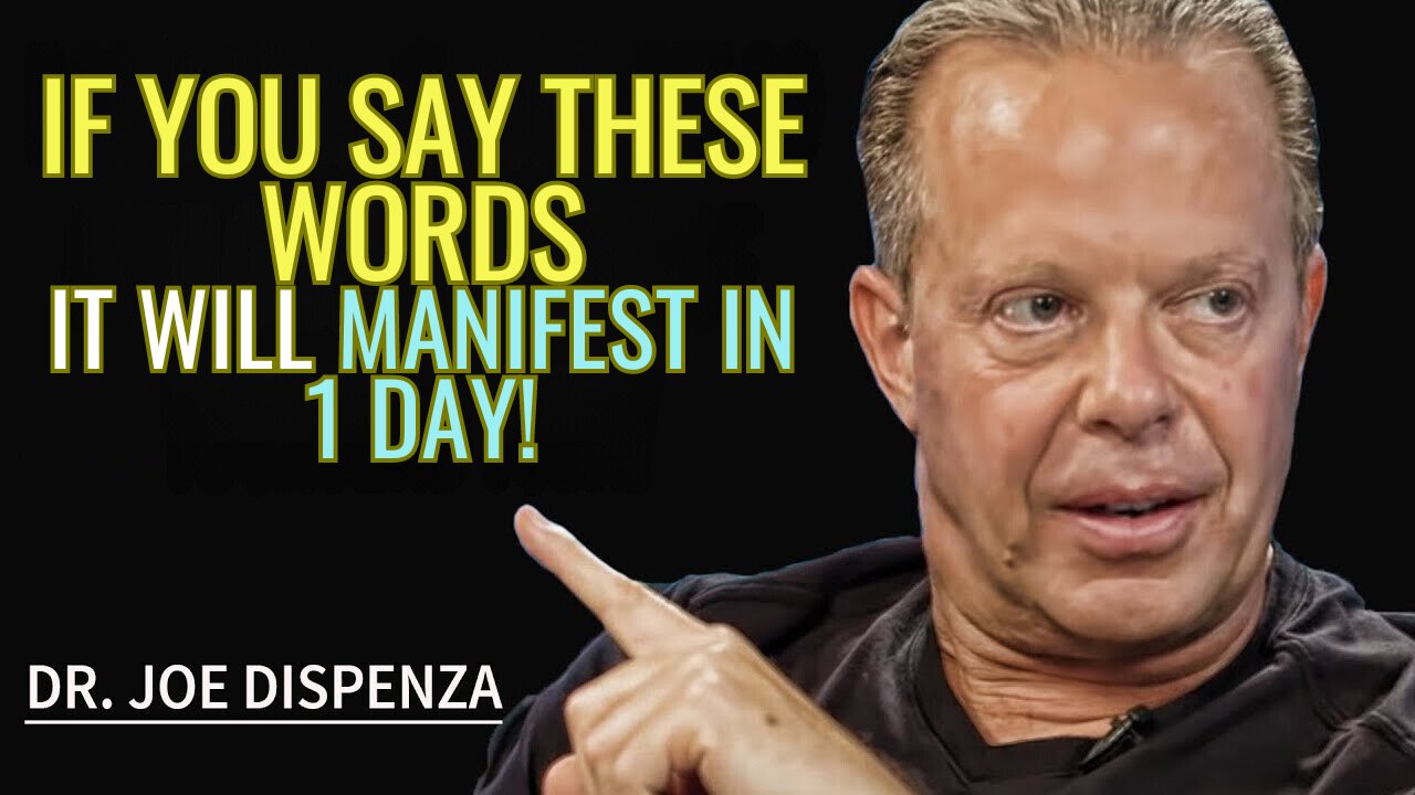 Use 3 Words To Manifest Your Dreams into Reality! Dr. Joe Dispenza