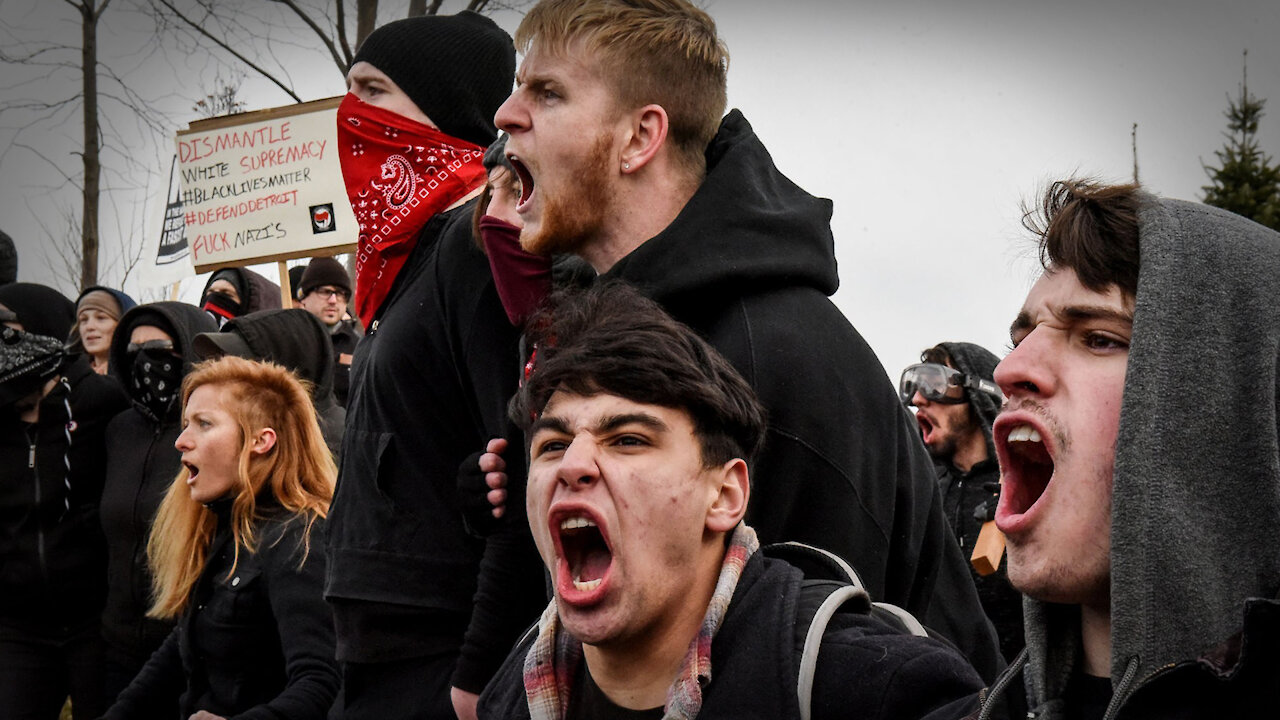 ANTIFA Physically Removing Republican Poll Watchers From Michigan Polling Places