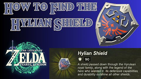 How to Find the HYLIAN SHIELD in The Legend of Zelda: Tears of the Kingdom!!! #totk