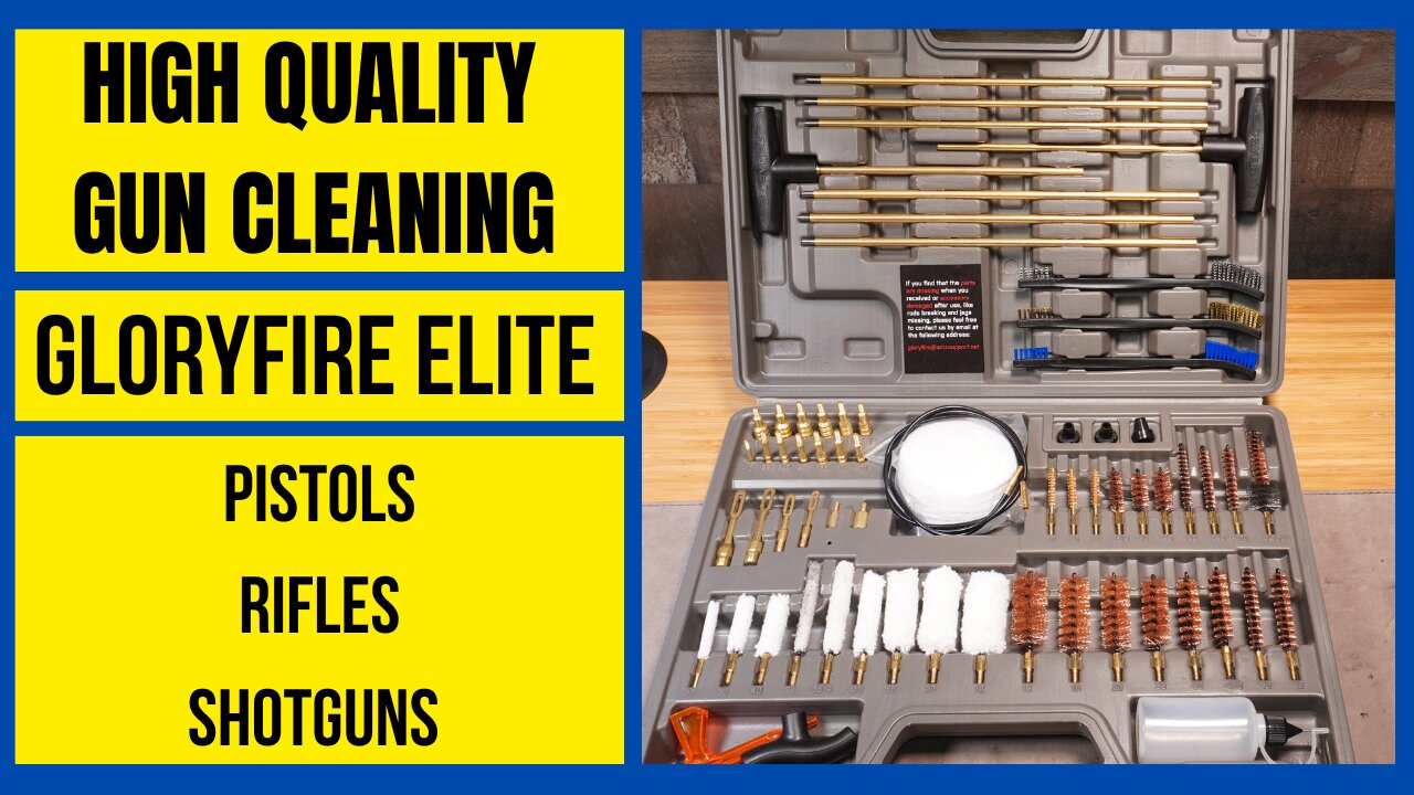 GLORYFIRE Review: The Best Elite Gun Cleaning Kit