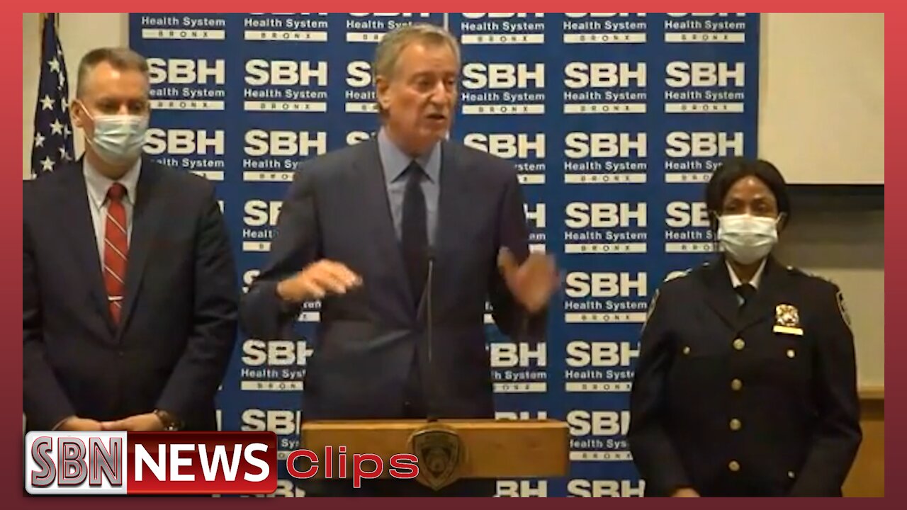 NYPD, De Blasio Give Update on Two Police Officers Who Were Shot - 5236